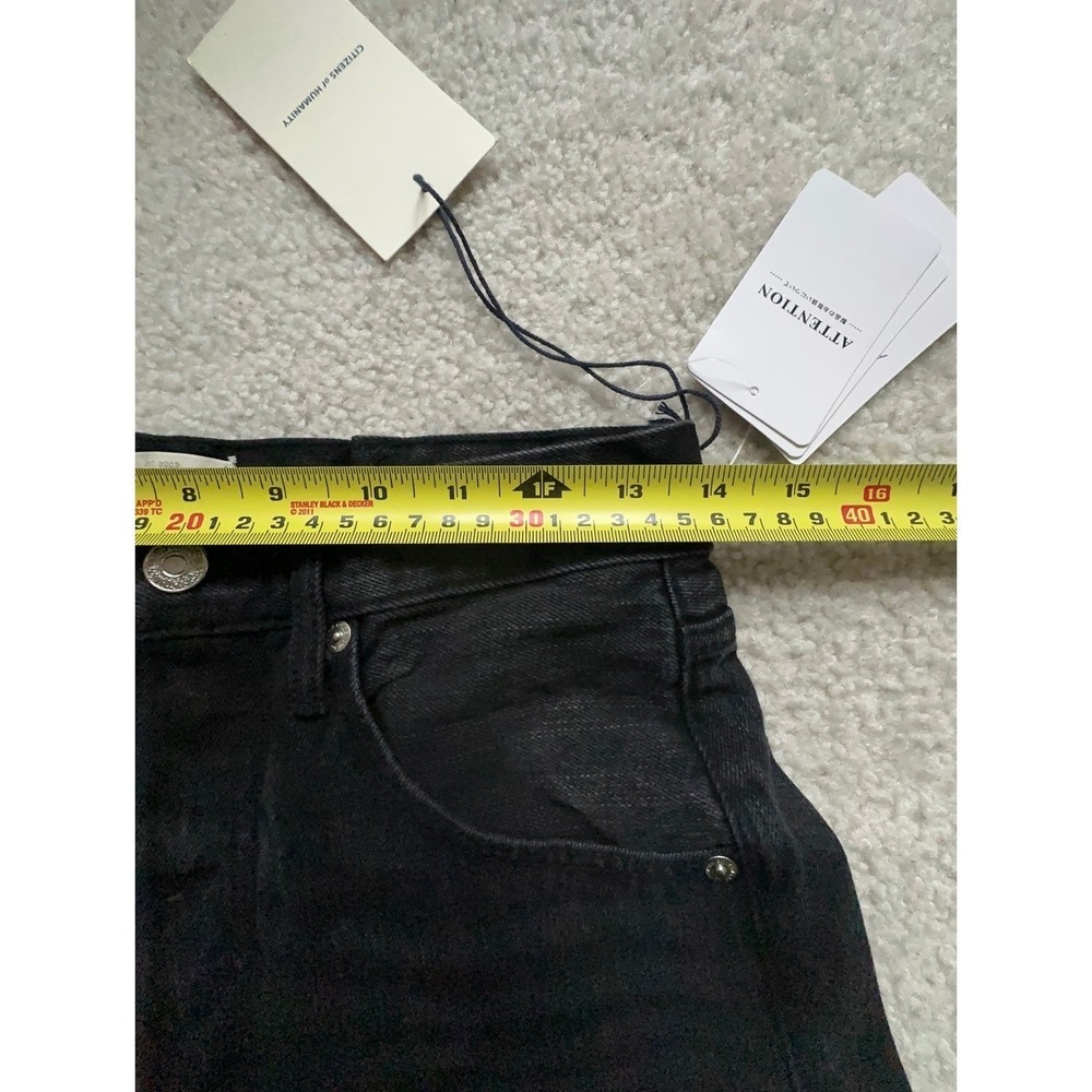 Brand New - Citizens of Humanity Horseshoe Jeans Size 25 DARK WASHED BLACK #1 - Picture 9 of 15